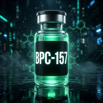BPC-157 labeled vial
