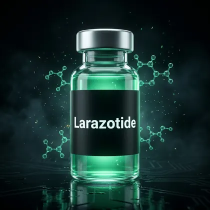 Larazotide vial
