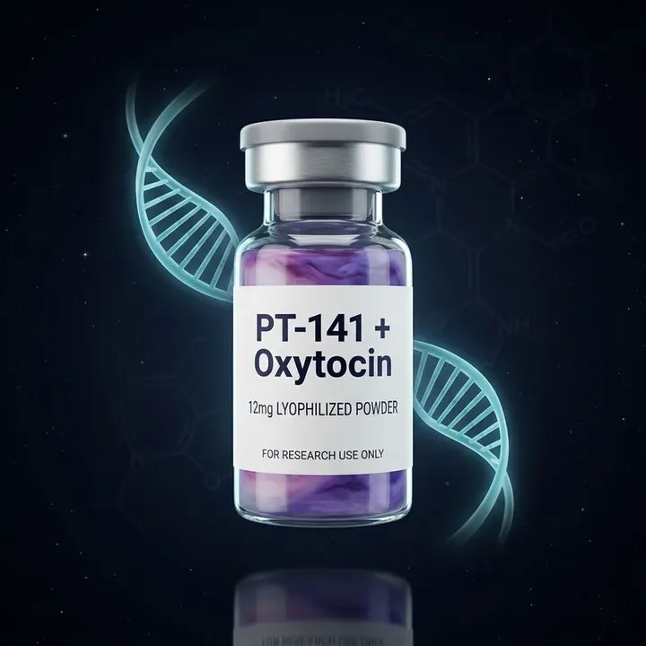 PT-141 + Oxytocin labeled vial