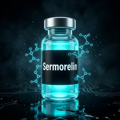 Sermorelin labeled vial