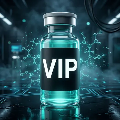 VIP labeled vial